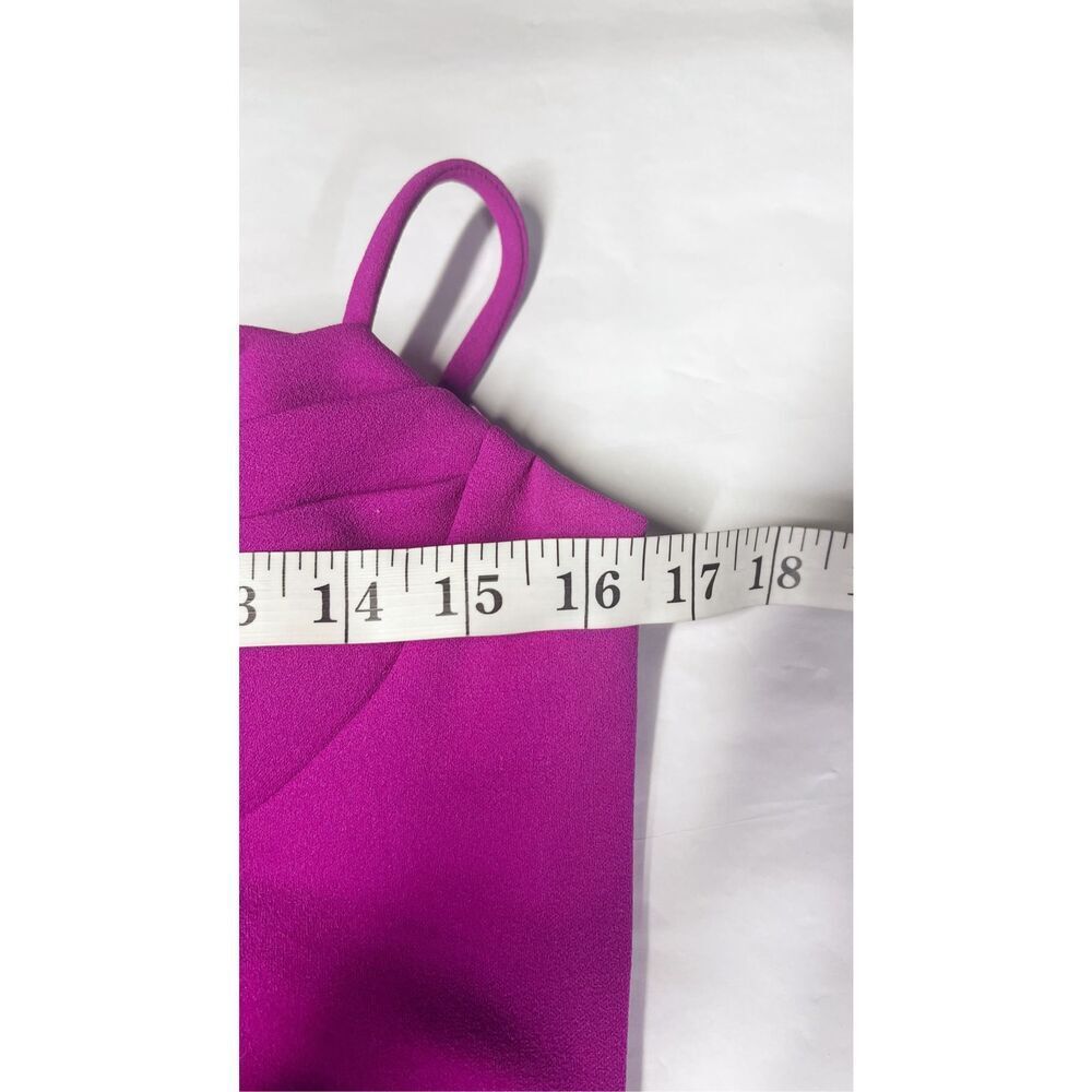 Lulus Always Turning Heads Magenta Bustier Tulip Midi Dress Size L NWT - Picture 9 of 10